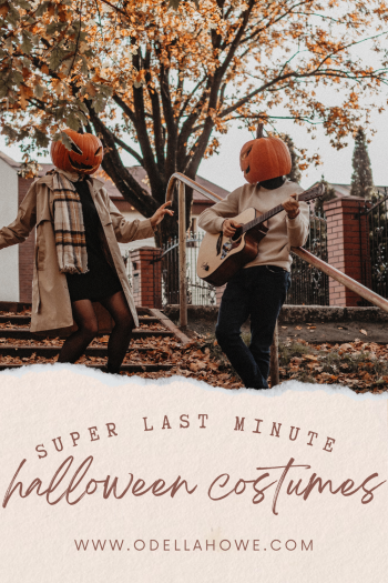 Last minute Halloween costumes that you can truly throw together right before you leave!